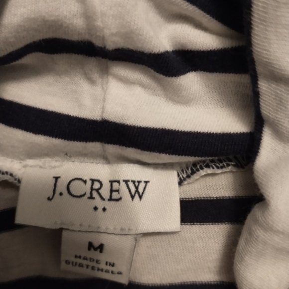 J. Crew new with tags white and black turtleneck - Picture 2 of 6